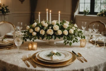 Accessoires de mariage élégants