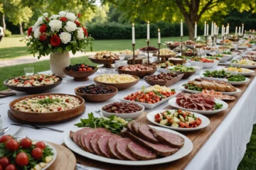 Buffet mariage spécialités locales