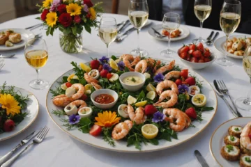 Idées plats mariage romantique